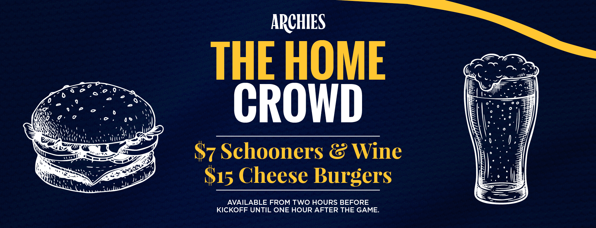 Mariners Specials at Archies